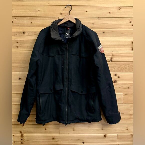Helly Hansen Men’s Size Large H2 Flow System Winter Jacket Parka Ski Coat - Picture 1 of 13